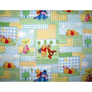 SheetWorld Crib Sheet Set   Pooh Gingham Patch   Made In USA  Baby 