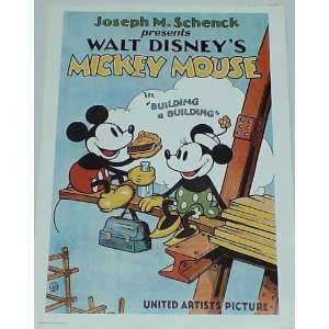  DISNEY MICKEY AND MINNI MOUSE BUILDING A BUILDING MINI 