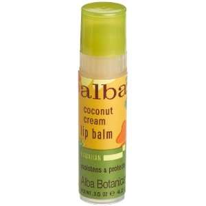  Alba Coconut Cream Lip Balm, 0.15 Ounce Tube: Health 