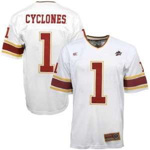  Iowa State Cyclones #1 White All Time Jersey: Sports 