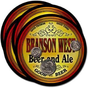  Branson West, MO Beer & Ale Coasters   4pk Everything 