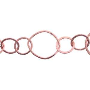 Genuine Copper Chain: Drop 10x12mm, Big Circle 11mm, Small Circle 7mm 