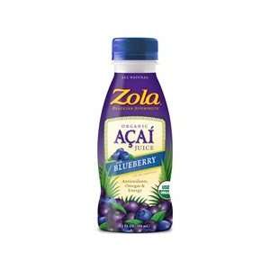 Zola Acai with Blueberry Juice (4x32 Oz):  Grocery 