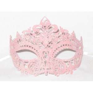  Pink Glitter Metallo Colore Venetian Masquerade Mask