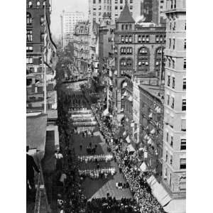 Navy Parades Through Streets of New York City Photographic 