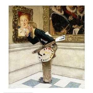  Norman Rockwell   Art Critic Giclee: Home & Kitchen