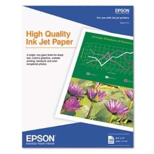  Epson High Quality Inkjet Paper EPSS041111: Office 