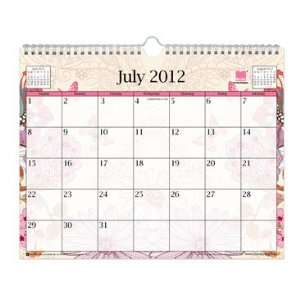  July 2012   June 2013 Blue Sky Lianne Wall Calendar 11 X 8 
