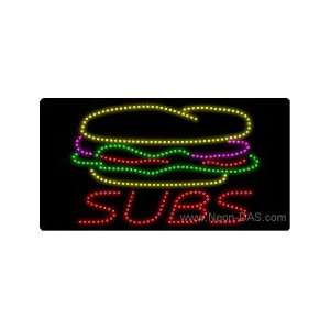  Subs LED Sign 17 x 32: Home Improvement