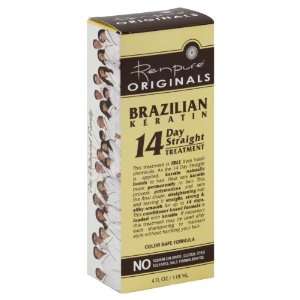 Renpure, 14 Day Straight Treatment, Brazilian, Keratin 4 fl oz (118 ml 