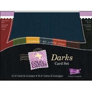    Core Cards/Envelopes A7 Size 35/Sets   Darks: Everything Else