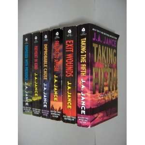  J. A. Jance 6 Book Set: Taking the Fifth/Exit Wounds/Failure 