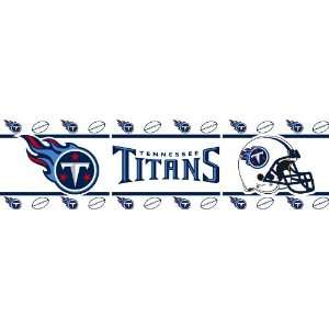  NFL TENNESSEE TITANS LR WALL BORDER: Sports & Outdoors