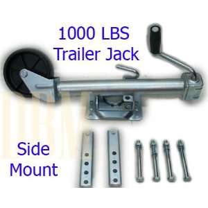  1000 LBS Trailer Jack With Wheel Side Mount: Sports 