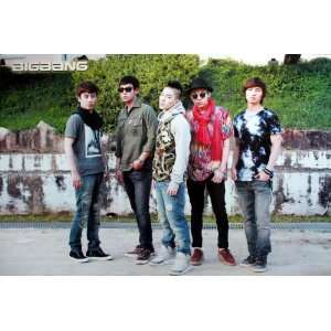  Big Bang Bigbang Korean Boy Band Pop Dance Music Wall 