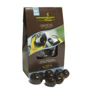 Endangered Species Chocolate Co Exist Pouch, Dark Chocolate Covered 