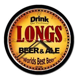  LONGS beer and ale cerveza wall clock: Everything Else