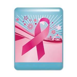  iPad Case Light Blue Cancer Pink Ribbon Waves: Everything 