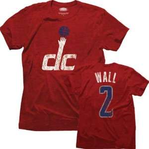 John Wall Washington Wizards Premium Tri Blend Name & Number Tee   Red