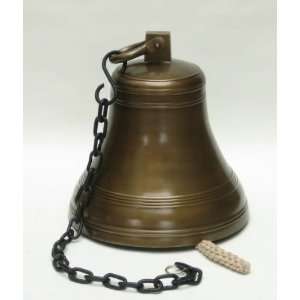   HANDTOOLED HANDCRAFTED ALUMINUM CHURCH BELL