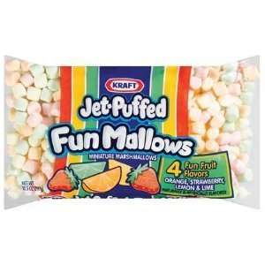 Kraft Jet Puffed Fun Mallows 10 Ounces (2 bags)  Grocery 