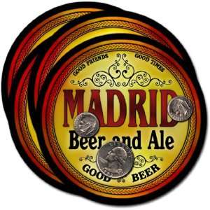  Madrid , AL Beer & Ale Coasters   4pk 