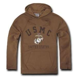  COYOTE UNITED STATES MARINES MILITARY FLEECE PULLOVER 