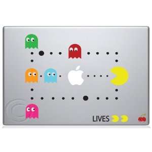  Pac Man Scene Macbook Decal Mac Apple skin sticker 