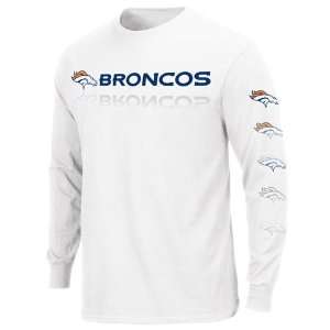  Denver Broncos Dual Threat Long Sleeve T Shirt: Sports 