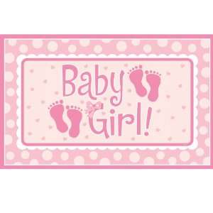  Girl Baby Step Giant Sign 6 1/2ft x 4ft Toys & Games