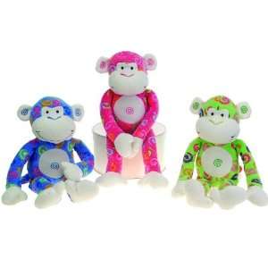   24 3 Assorted Color Swirl Monkeys Case Pack 12   435504: Toys & Games