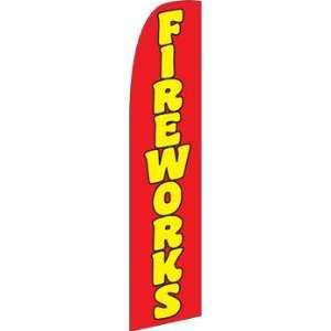  Fireworks Swooper Feather Flag: Office Products