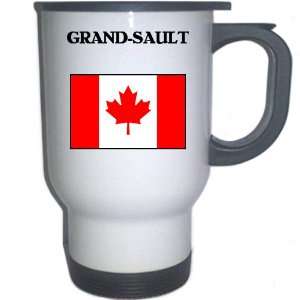  Canada   GRAND SAULT White Stainless Steel Mug 