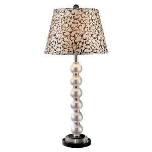 Ambience 12327 0 Table Lamp 1 150 W Pearl and Black:  Home 