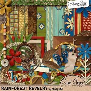  Digital Scrapbooking Kit Rainforest Revelry by Misty Cato 