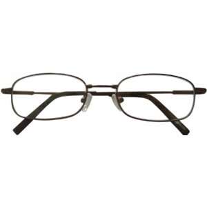  Full Frame Memory Flexible Titanium Eyeglass Mt931 Brown 