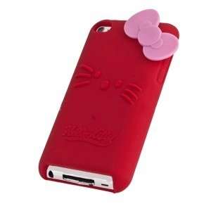  case with mini bowknot for apple touch 4: Cell Phones 