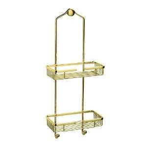  Gatco 1476 Shower Caddy with Brass Finish: Home 