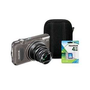  FinePix T200 14MP Digital Camera w/ Fuji Case & Fuji 4GB 