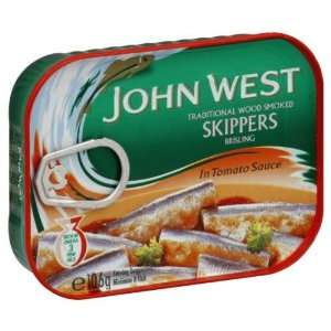 John West, Skipper In Tmto Sauce, 106 GM (Pack of 12):  