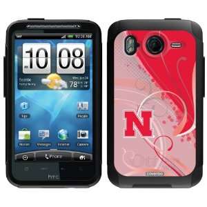  Nebraska Swirl design on HTC Inspire 4G Commuter Case by 