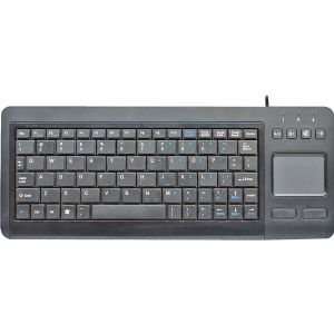   Gear Head Black Mini USB Smart Touch Keyboard: Computers & Accessories