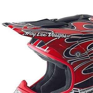   : Troy Lee Designs Visor for Air Hot News Helmet     /Red: Automotive