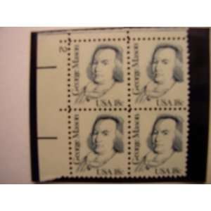   Great Americans, George Mason, S# 1858, 18 Cent Stamp 