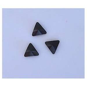  SWAROVSKI Flatback Crystal Rivoli Triangle JET 5mm 