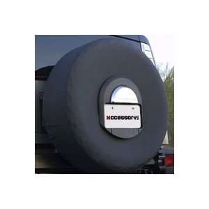  Boomerang Soft Tire Cover w/ Reflective Logo   Black Denim 