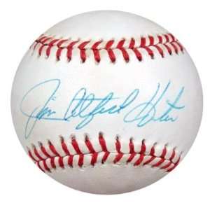  Jim Catfish Hunter Autographed AL Baseball PSA/DNA #Q19381 