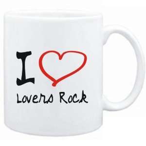  Mug White  I LOVE Lovers Rock  Music