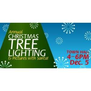    3x6 Vinyl Banner   Christmas Tree Lighting: Everything Else