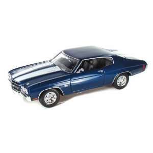  1970 Chevy Chevelle SS454 1/18 Blue: Toys & Games